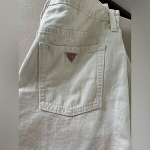 Guess Denim White Shorts